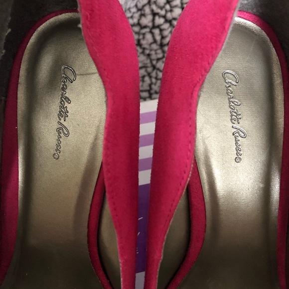 SOLD 🚫 Suede Pink High Heels - Picture 7 of 7